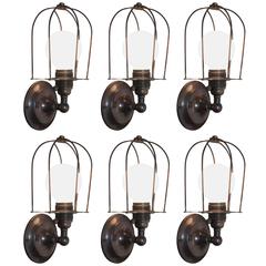 Brass Caged Wall Sconce 12
