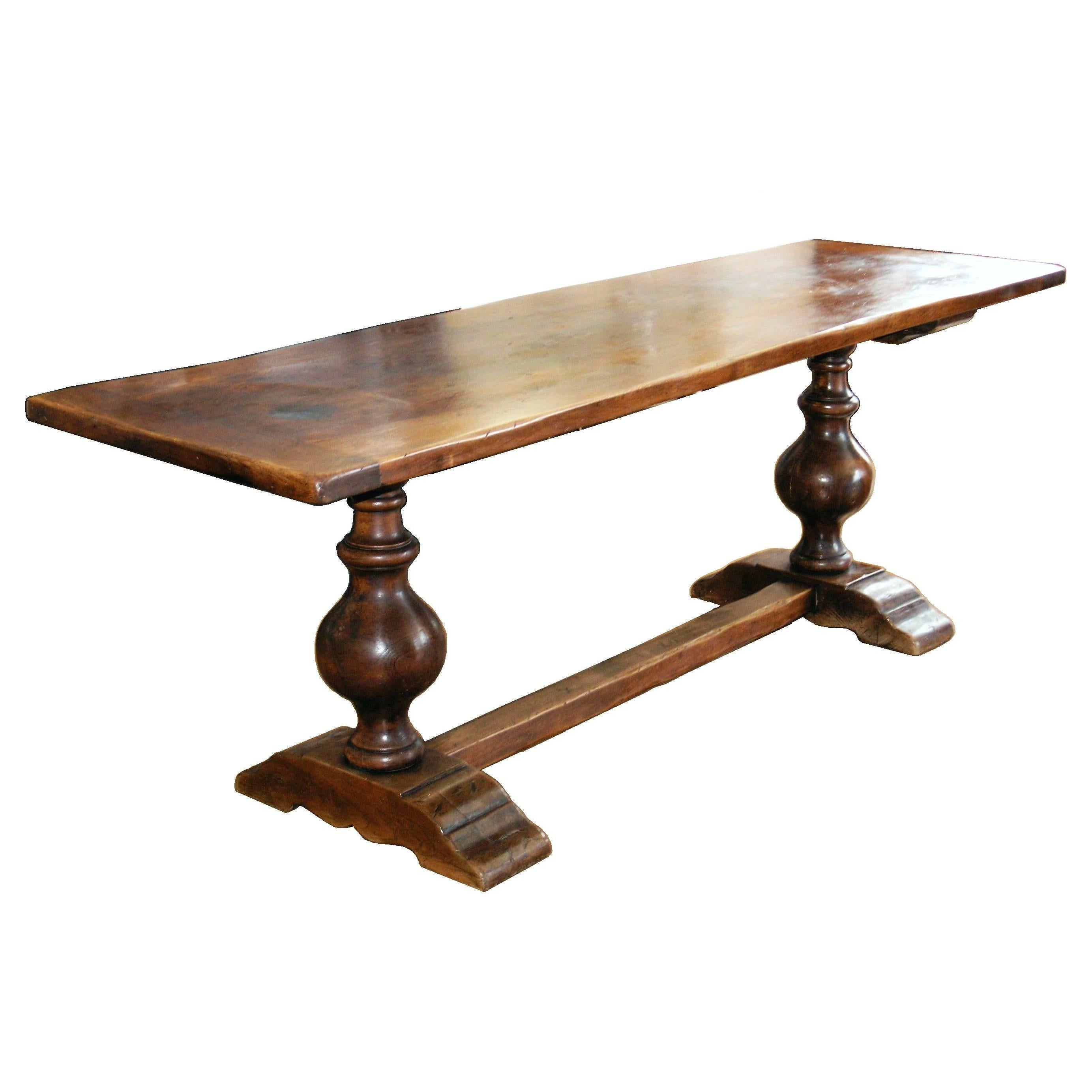 Northern Italian Oak Table , 19th Century For Sale