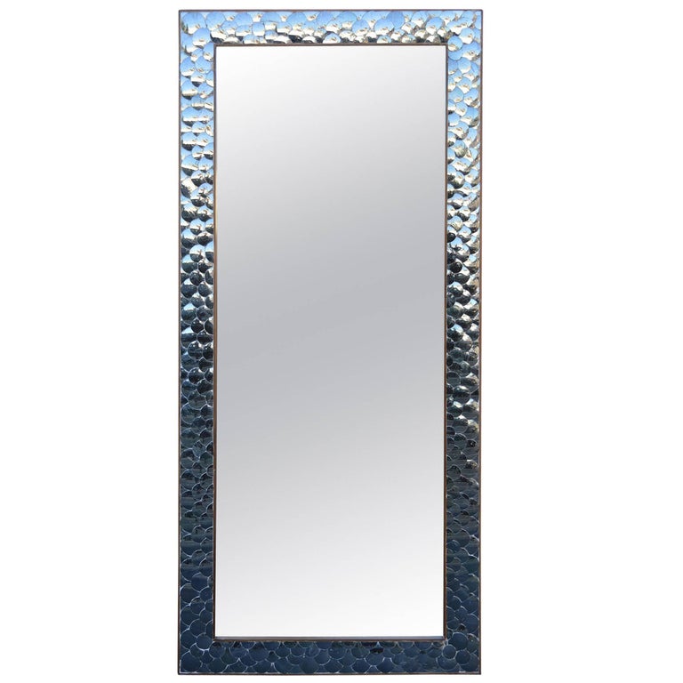 Scallop Mirrored Mirror For Sale