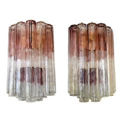 VENINI, Pair of Calza Sconces