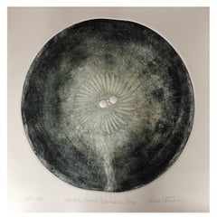 Melissa Strawser Bertoia Junior Dandelion Gong Imprimé en taille-douce, 2017