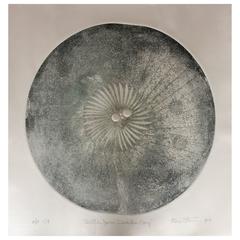 Melissa Strawser Bertoia Junior Dandelion Gong Intaglio Print, 2017 2