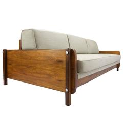 Brazilian Modern "Macedo" Rosewood Sofa by Sergio Rodrigues