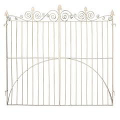 Pair of Antique Wrought Iron Gates 8