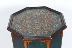 Moroccan Pedestals Blue Table