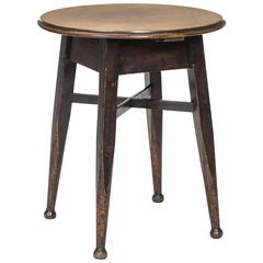 English Round Side Table, circa 1900s