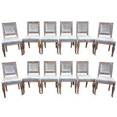 12 Gillows 19th Century Dining Chairs 5