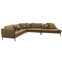 Paul Sectional Sofa Couch with Cushions by Vincent Van Duysen for Molteni, Italy