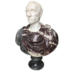 Antique Marble Bust of Caesar