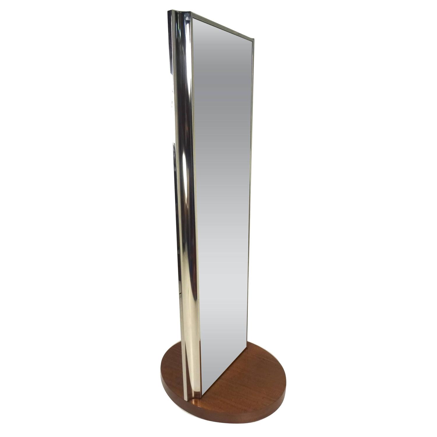 Chrome Floor Mirrors And Fulllength Mirrors For Sale At Stdibs - Revolving Dressing Mirror chrome floor mirrors and fulllength mirrors for sale at stdibs - revolving dressing mirror