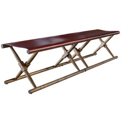 Pair of Matthiessen Folding Benches - handcrafted by Richard Wrightman Design