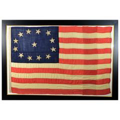 13 Star "Cowpens" Pattern Antique Flag