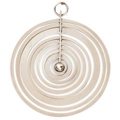 Tapio Wirkkala Kinetic Silver Moon 'Hopeakuu' Pendant, 1974 4