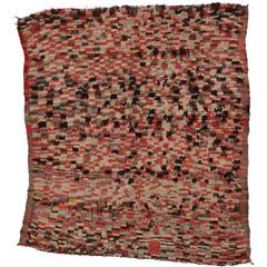 Vintage Boujad Moroccan Rug with Tribal Design and Modern Style 8