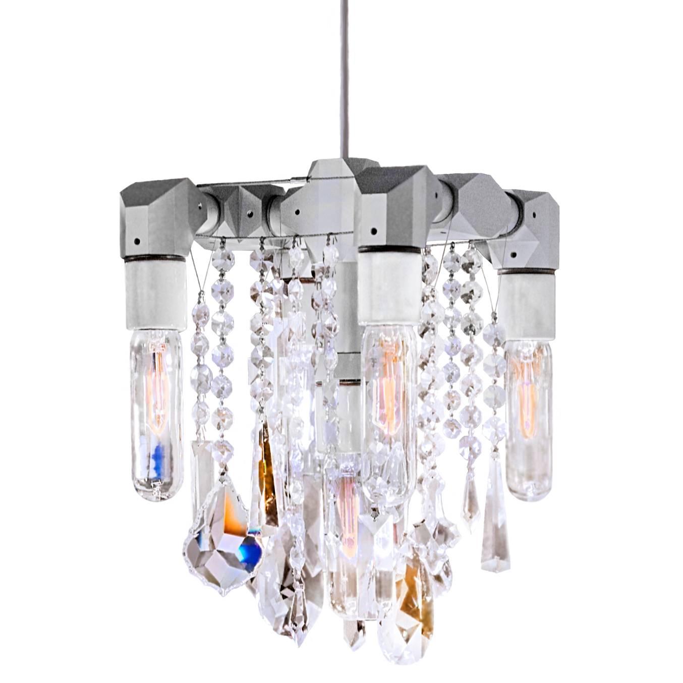 Bryce Collection Five-Bulb Compact Chandelier For Sale