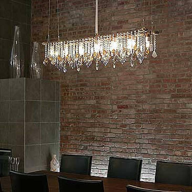 American Industrial Collection Banqueting Chandelier For Sale