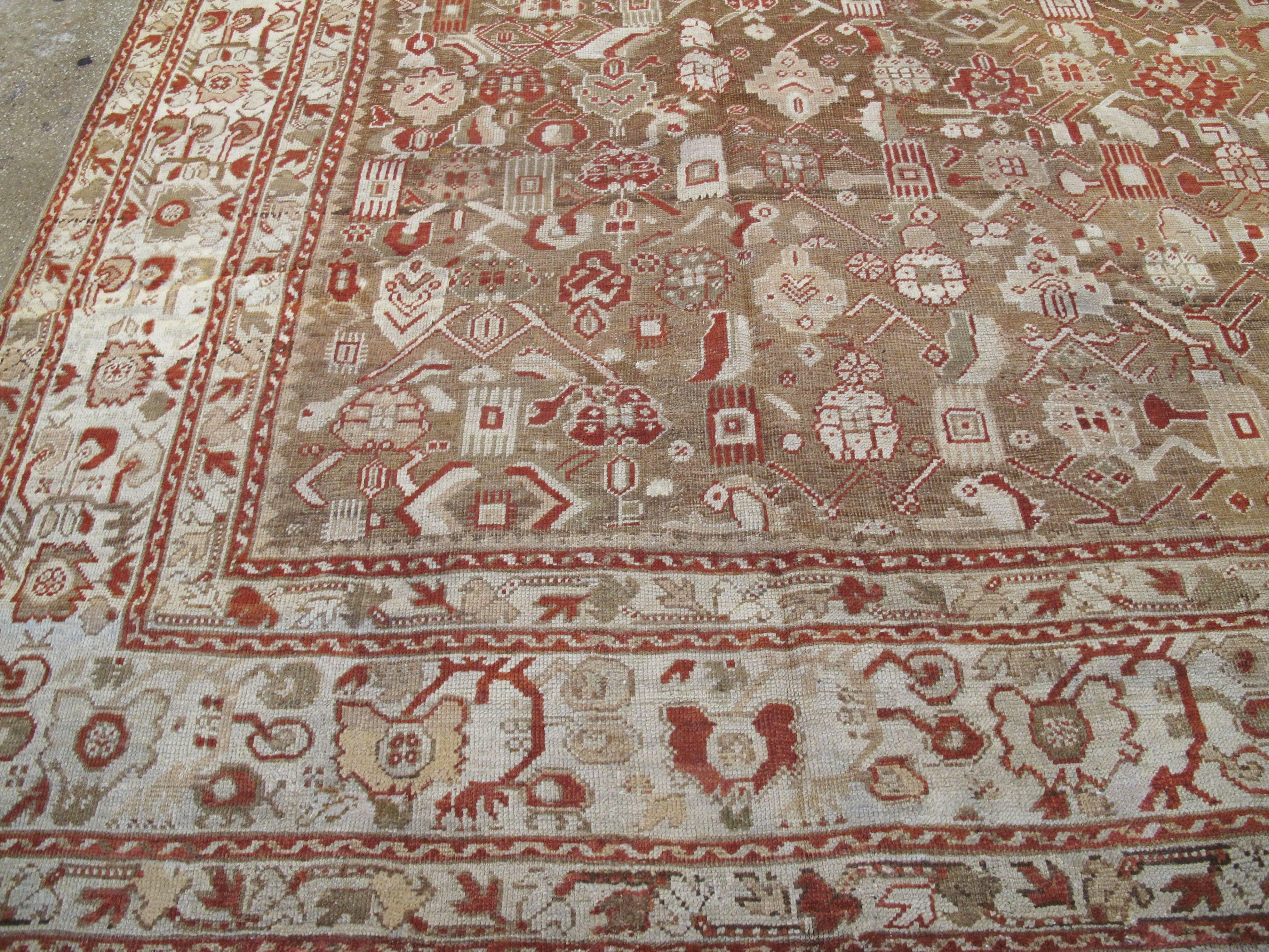 Antique Turkish Ghourdes Carpet For Sale 1