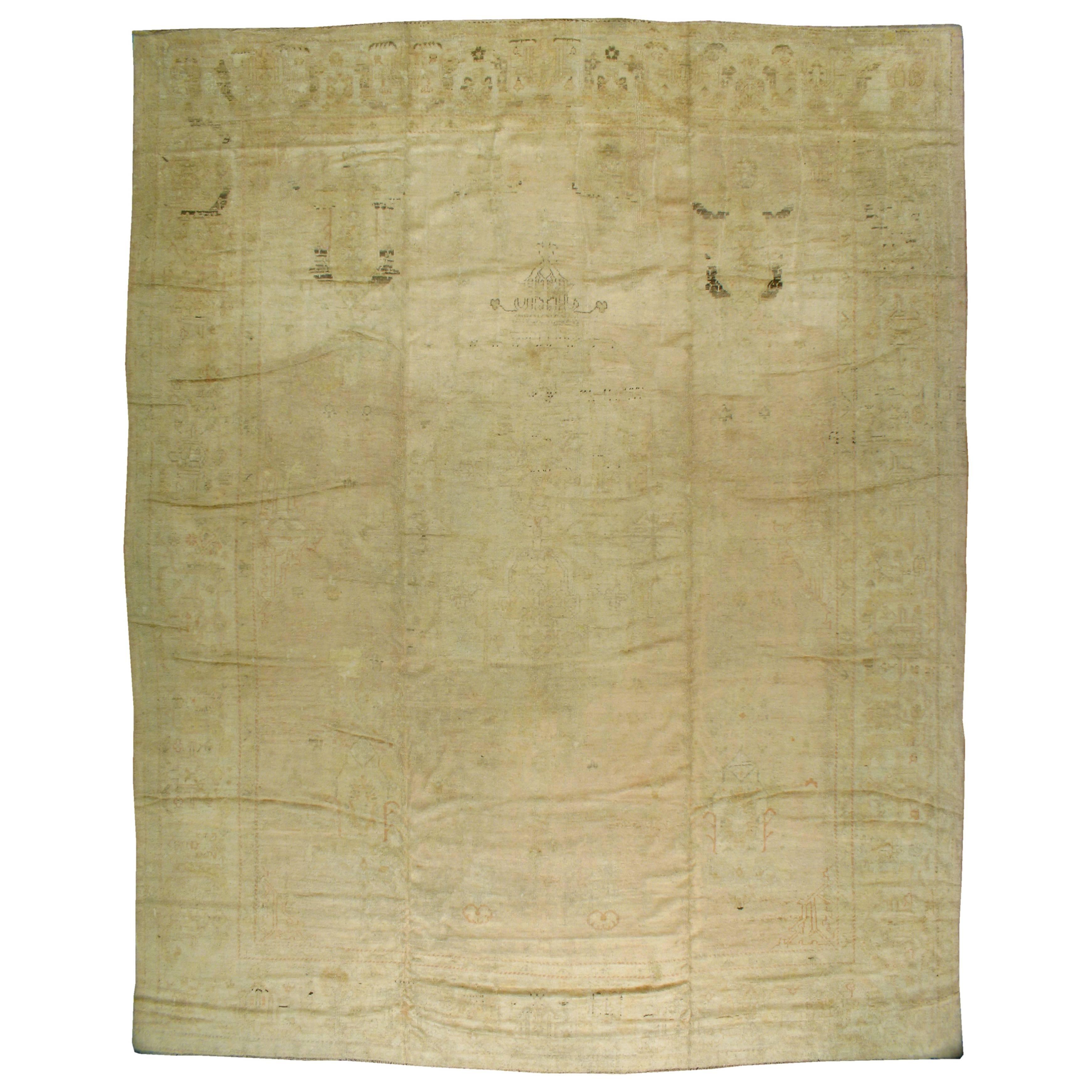Tappeto antico turco Oushak