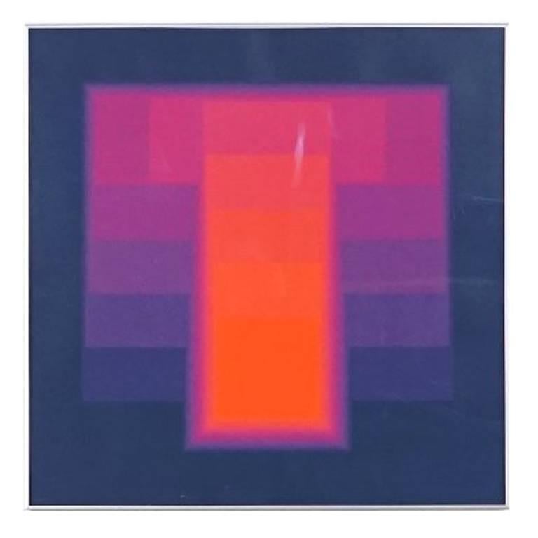 Karl Gerstner, Graphic "Colour-Sound" Edition Galerie Denise René, Paris