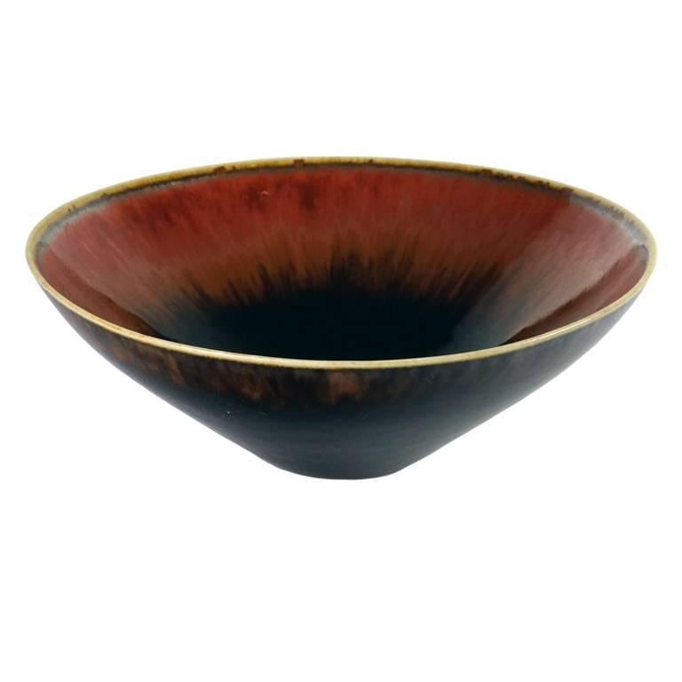 Stone Ware Bowl by Carl-Harry Stalhane for Rörstrand For Sale