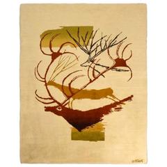 Olga Fisch Handwoven Carpet, 1950s 11