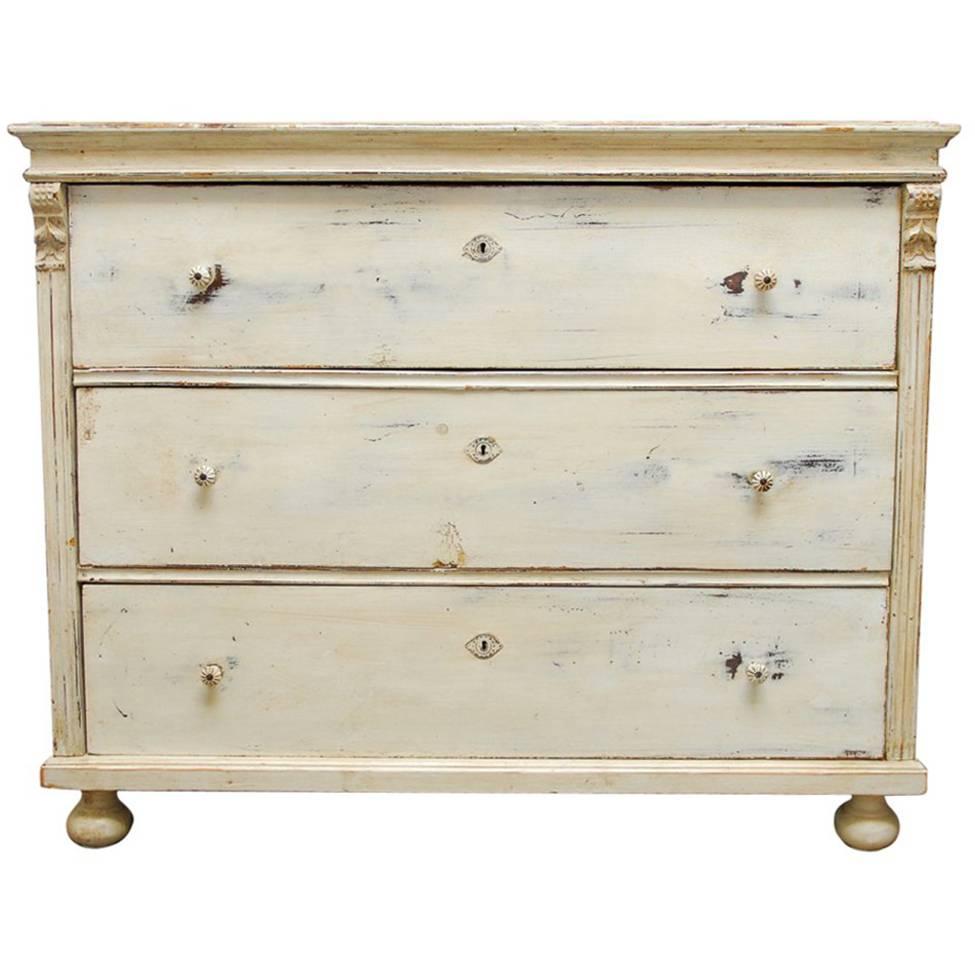 19th Century Gustavian Pine Chest of Drawers