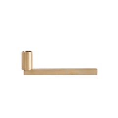 Contemporary 001 Candle Holder in Brass by Orphan Work