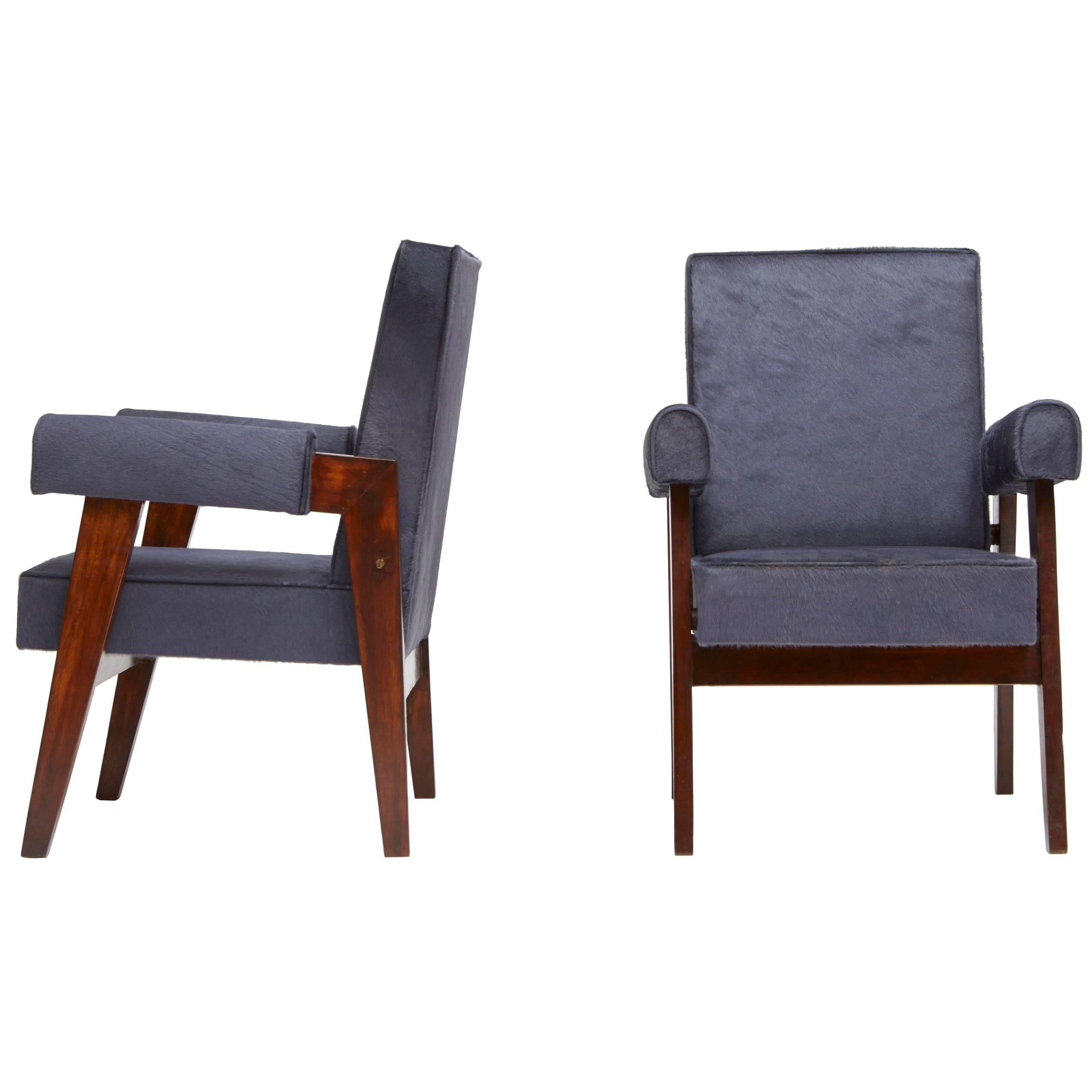 Pierre Jeanneret, Pair of Advocate and Press Chairs