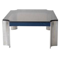 Leon Rosen Chrome Cocktail Table for Pace 8