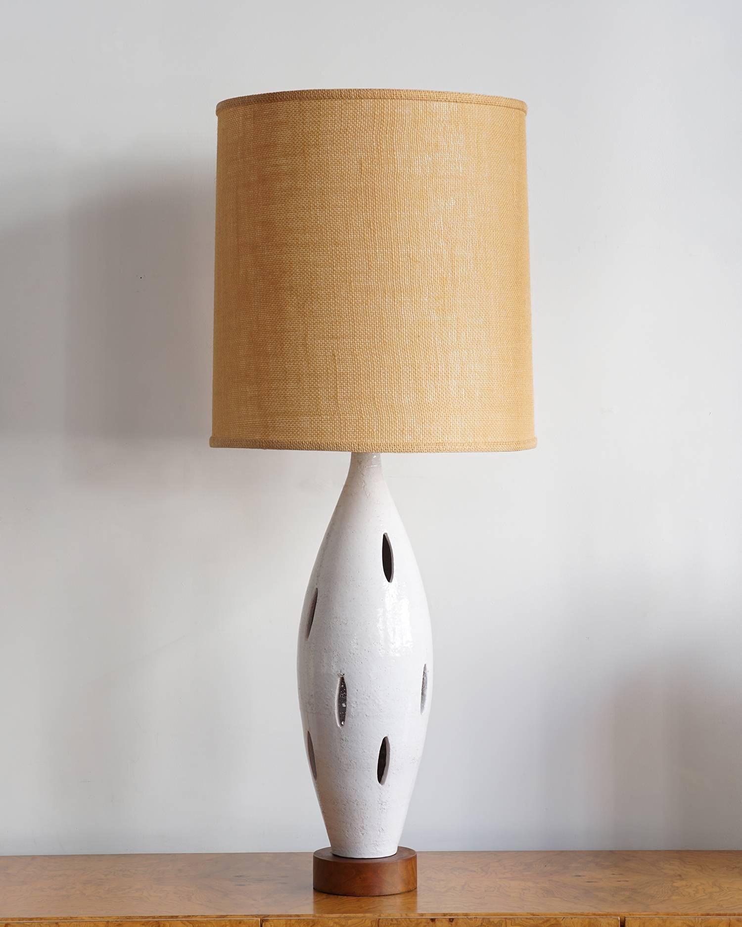 Mid-Century Modern Aldo Londi Lamp for Bitossi