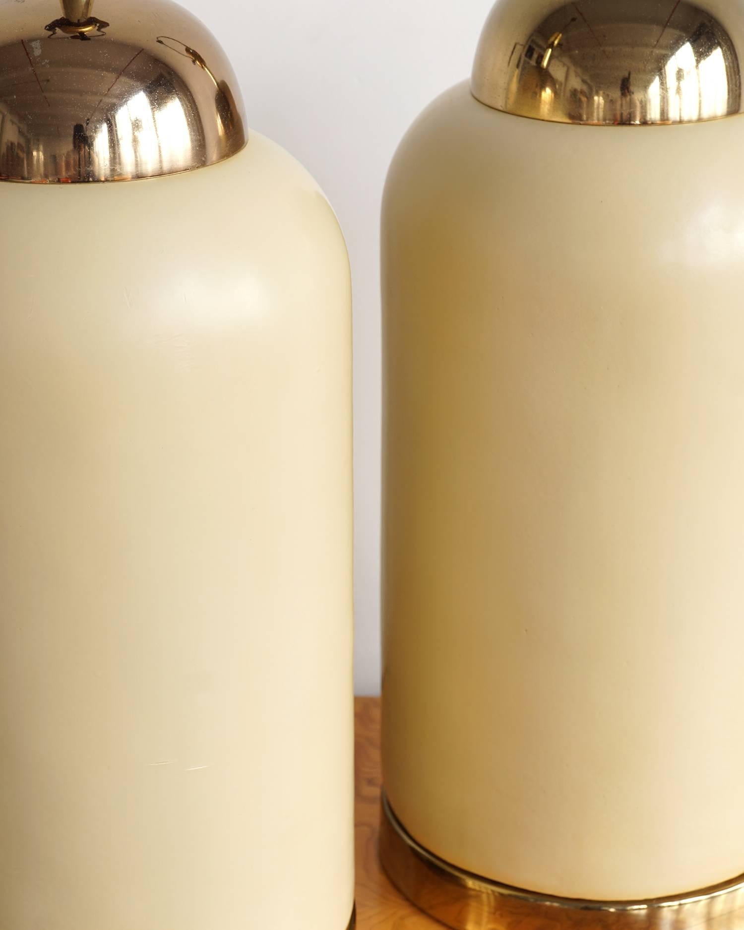 American Art Deco Inspired Ceramic Lamps