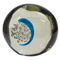 Livio Seguso Glass Sculpture Bolle Signed Italy, 1970s 4