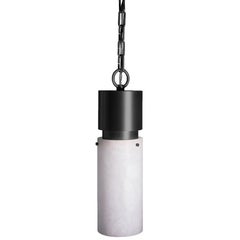 Contemporary 000 Pendant In Blackened Brass And Alabaster By Orphan Work 2018 Contemporary 000 Pendant In Blackened Brass And Alabaster By Orphan Work 2018