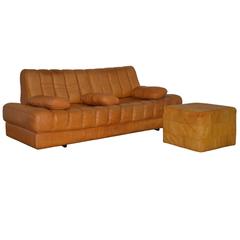 Vintage Swiss De Sede Ds 85 Daybed and Sofa and Loveseat, 1960s 5