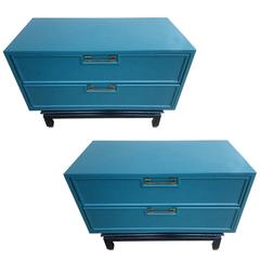 Pair 1960s American of Martinsville Mid-Century Modern Nightstands 11