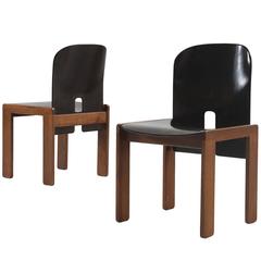 Afra & Tobia Scarpa Set of Two Dining Chairs for Cassina