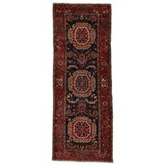 Vintage Persian Heriz Runner with Modern Traditional Style 7