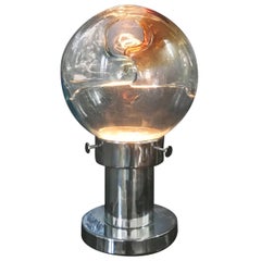 Space Age Table Lamp by Toni Zuccheri for Venini, circa 1960 in Murano Glass