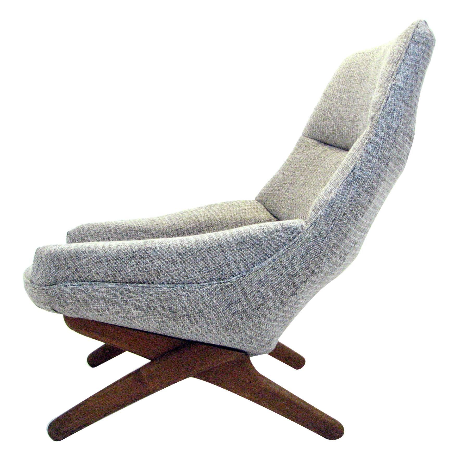 Danish ML 91 Lounge Chair by Illum Wikkelsø for Mikael Larsen