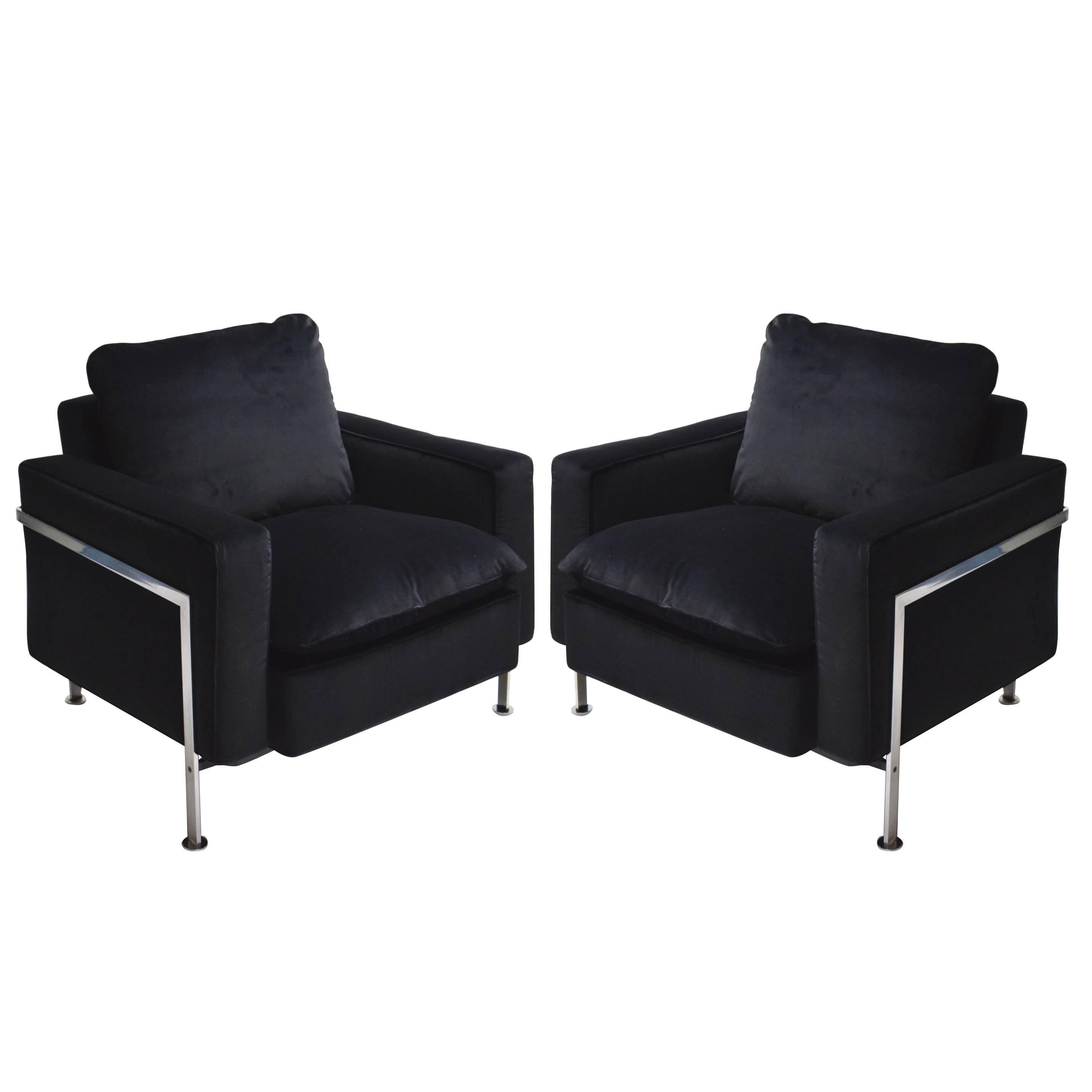 Pair of Lounge Chairs by Robert Haussman for Stendig, 1970s