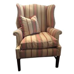 Pair of George I Style Mahogany Wing Chairs, Late 19th to Early 20th Century 6