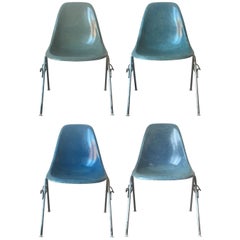 Four Rare Color Herman Miller Eames Chairs