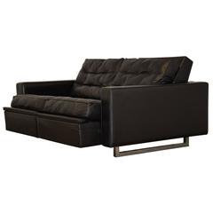Utra Rare De Sede DS 3A "New Yorker" Two-Seat Reclining Sofa 1970s 3