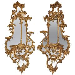 Pair of 18th Century Girandole Mirrors Attributed to Thomas Johnson