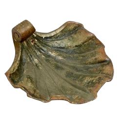 Large 18th Century Carved Giltwood 
Clam
 Shell