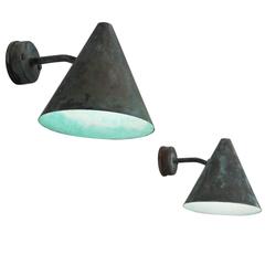 Hans-Agne Jakobsson Set of Two Copper Wall Lights