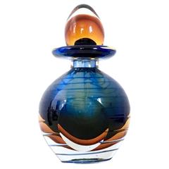 Sommerso Perfume Bottle by Dal Borgo, Venice, Italy, 1980s