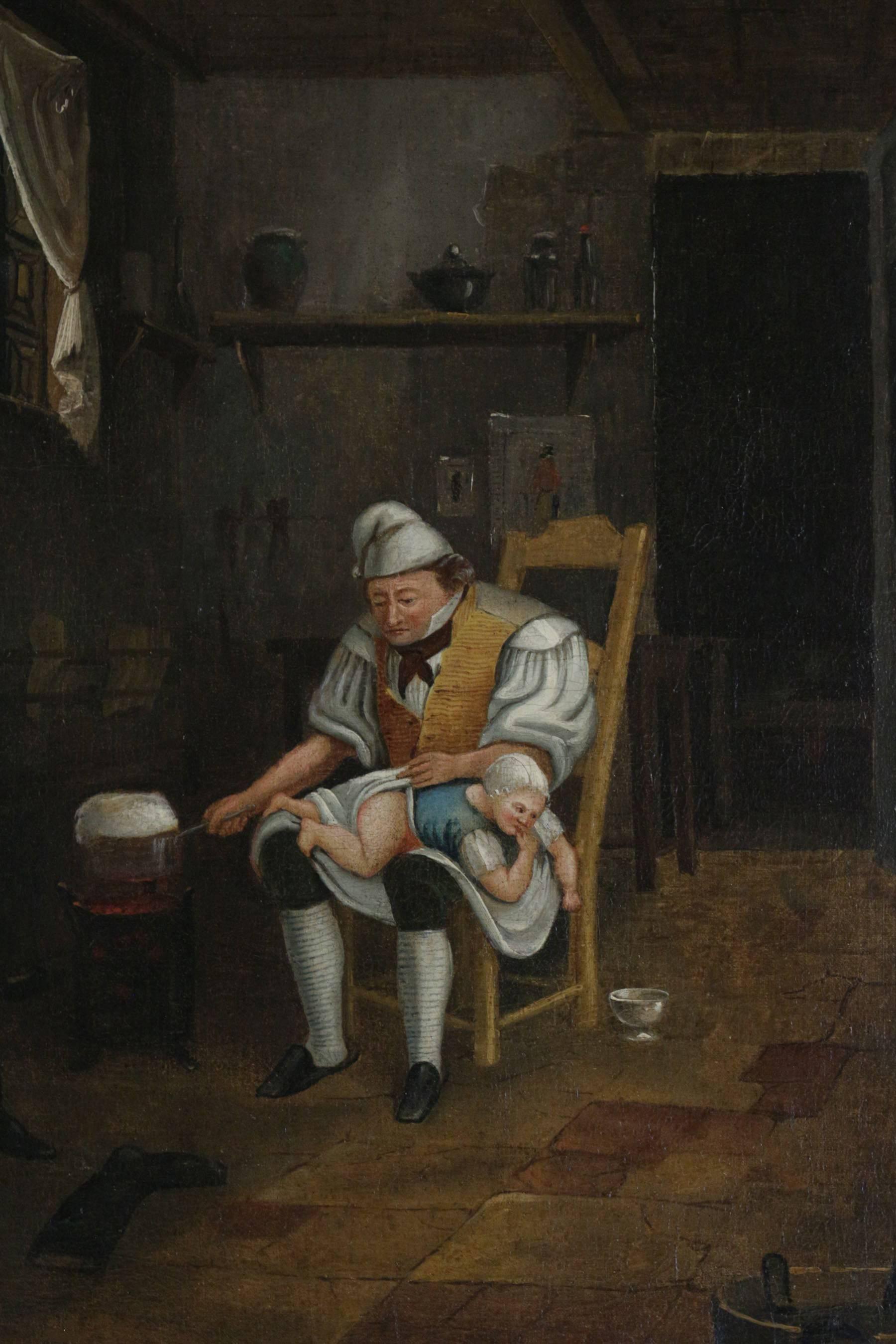 Dutch School Oil on Canvas 