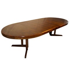 George Nakashima Extendable Walnut Dining Table Model 277 for Widdicomb, 1961