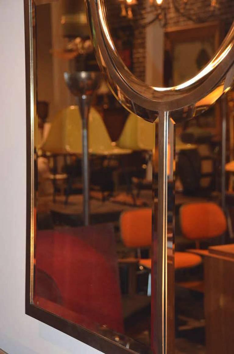Paar abgeschrägte „Quadrature“-Spiegel aus massivem Messing von Design Frres im Zustand „Hervorragend“ im Angebot in Los Angeles, CA